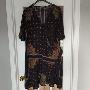 Dex true wrap ruffle dress size 3x